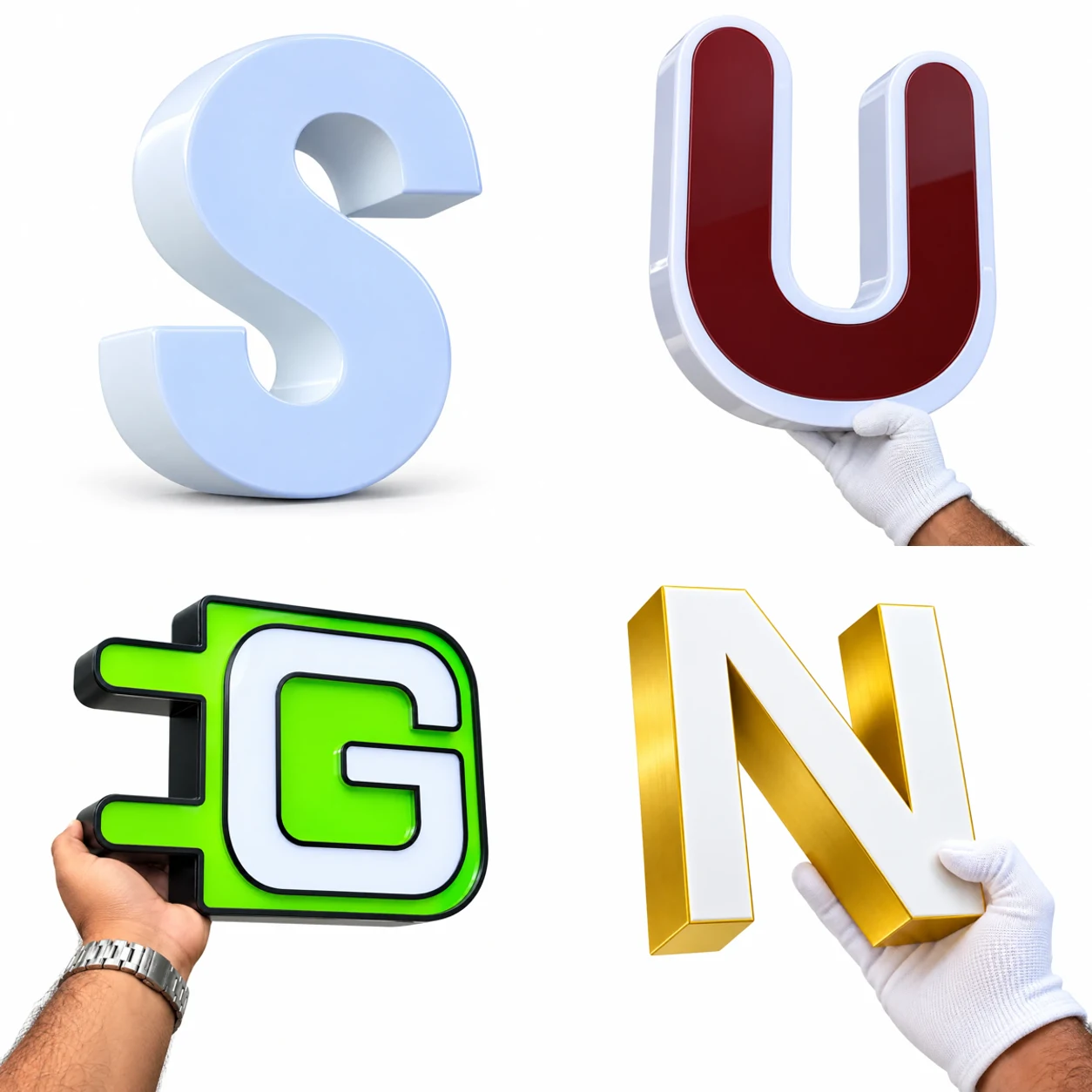 3D Letters